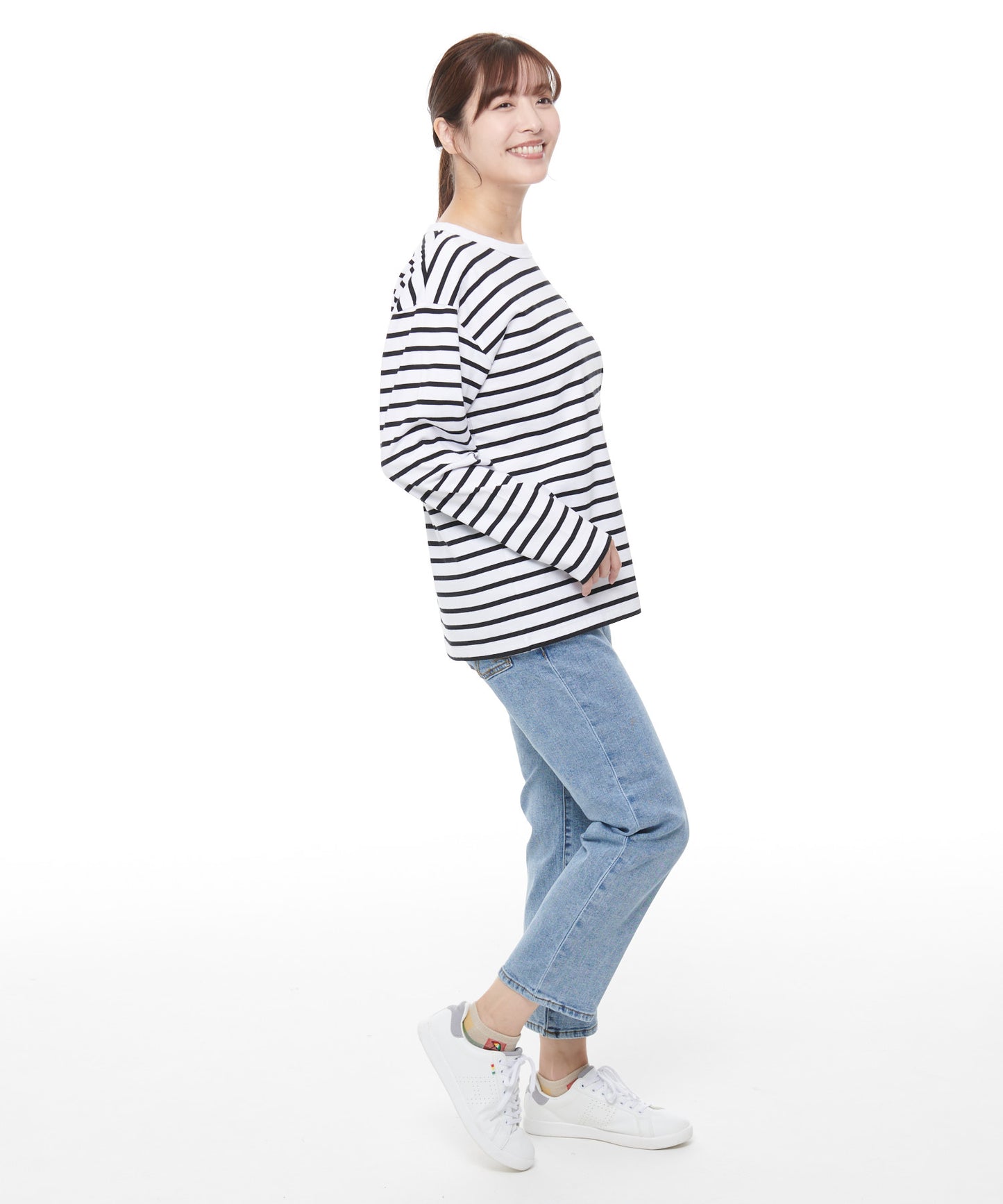 ストレートストレッチデニムパンツ for ladies'