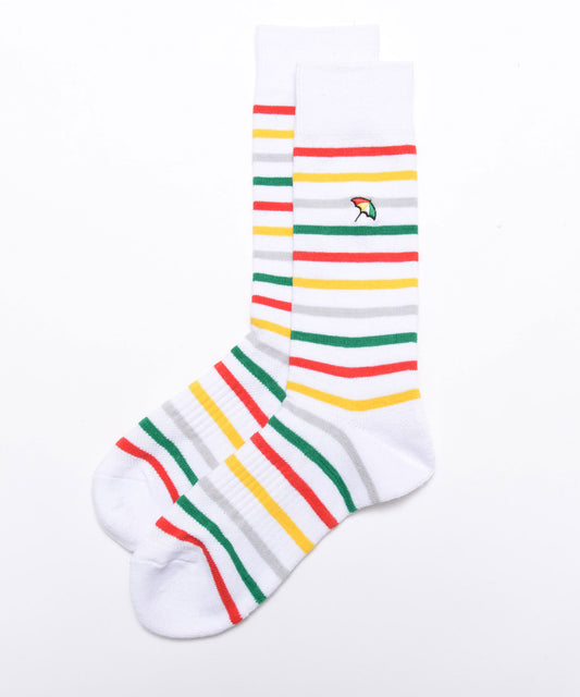Arnold Palmer  【残り2点】マルチボーダー クルーソックス for men's