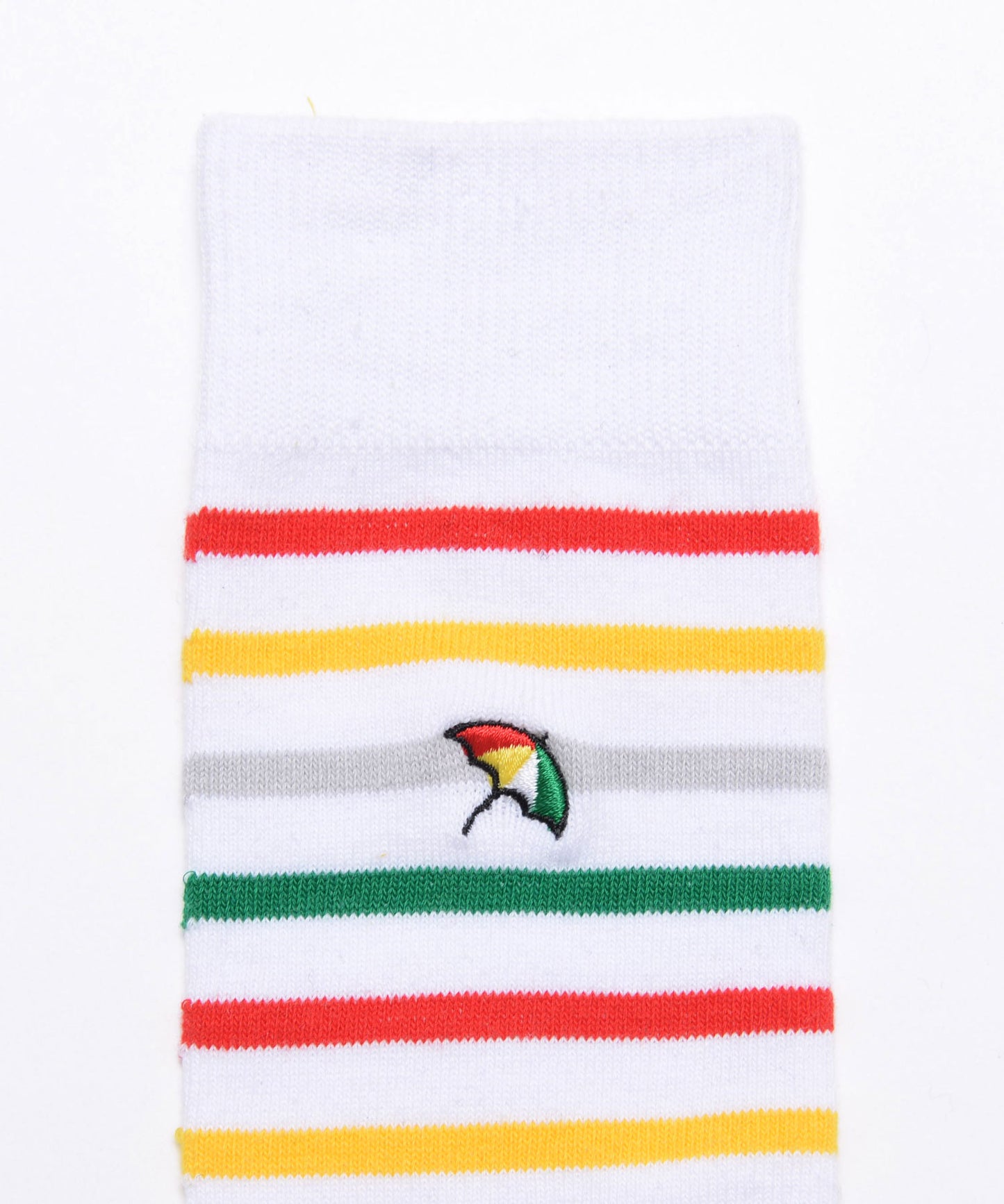 マルチボーダー クルーソックス for men's
