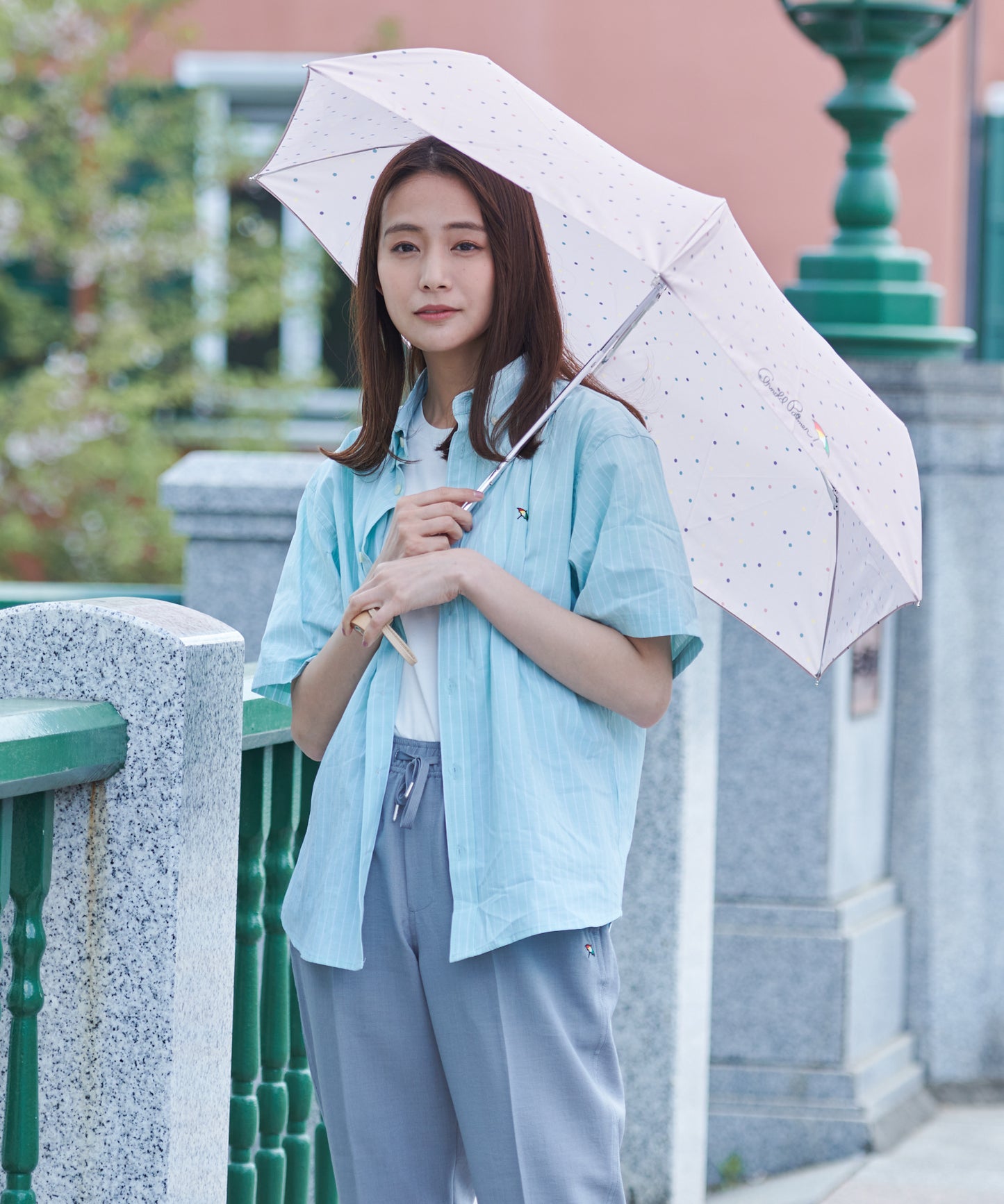 カラードット晴雨兼用シェア折り畳み傘