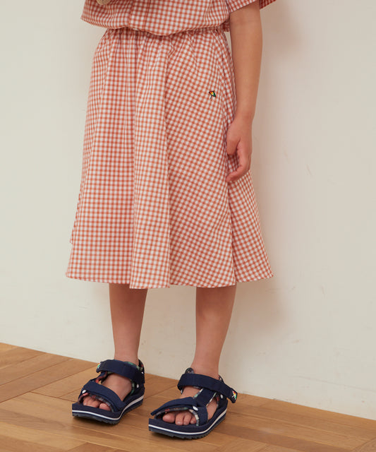 Arnold Palmer  ギンガムチェックギャザースカート 【キッズ】