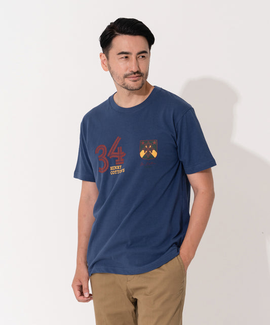 Henry Cotton's  抗菌防臭 ユニフォーム風デザインTee