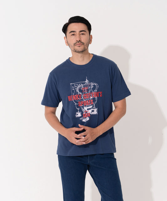 Henry Cotton's  抗菌防臭 トロフィーデザインTee