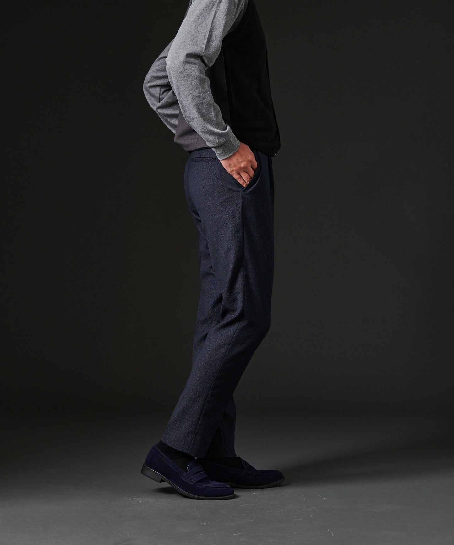 LUMILETウールSETUPパンツ