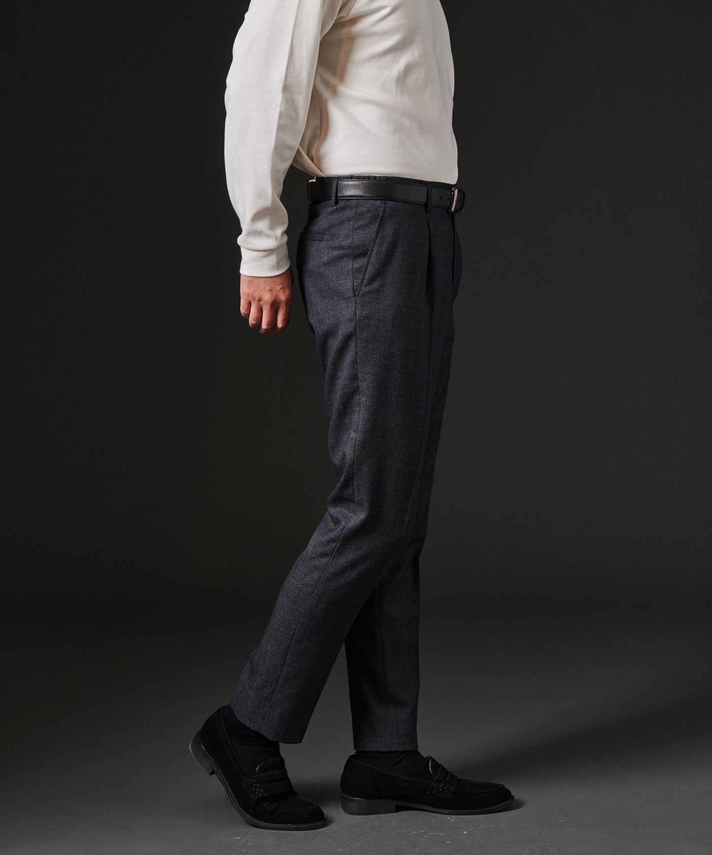 TWバーズアイサイドシャーリングパンツ