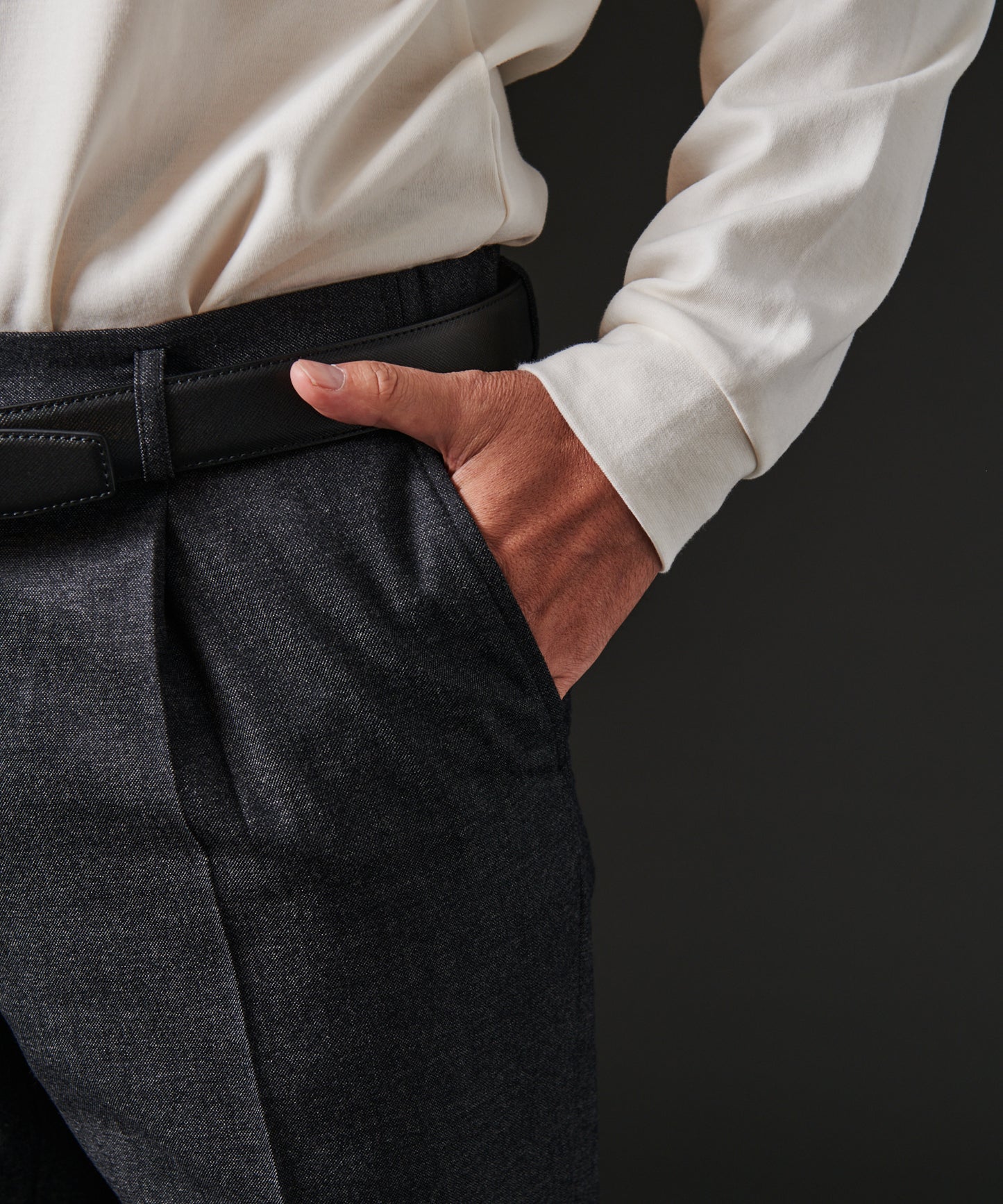 TWバーズアイサイドシャーリングパンツ