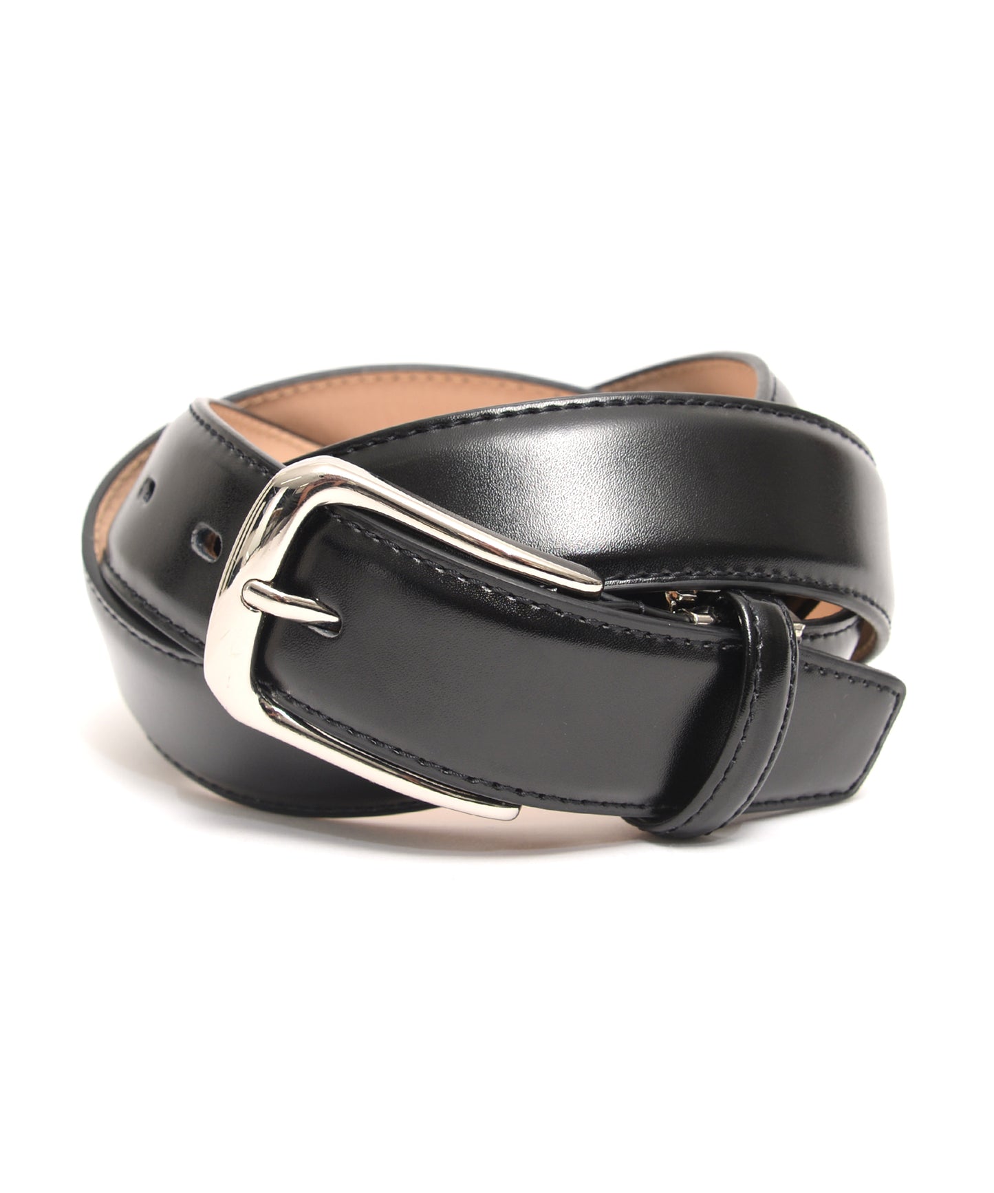 牛革スムース型押しベルト