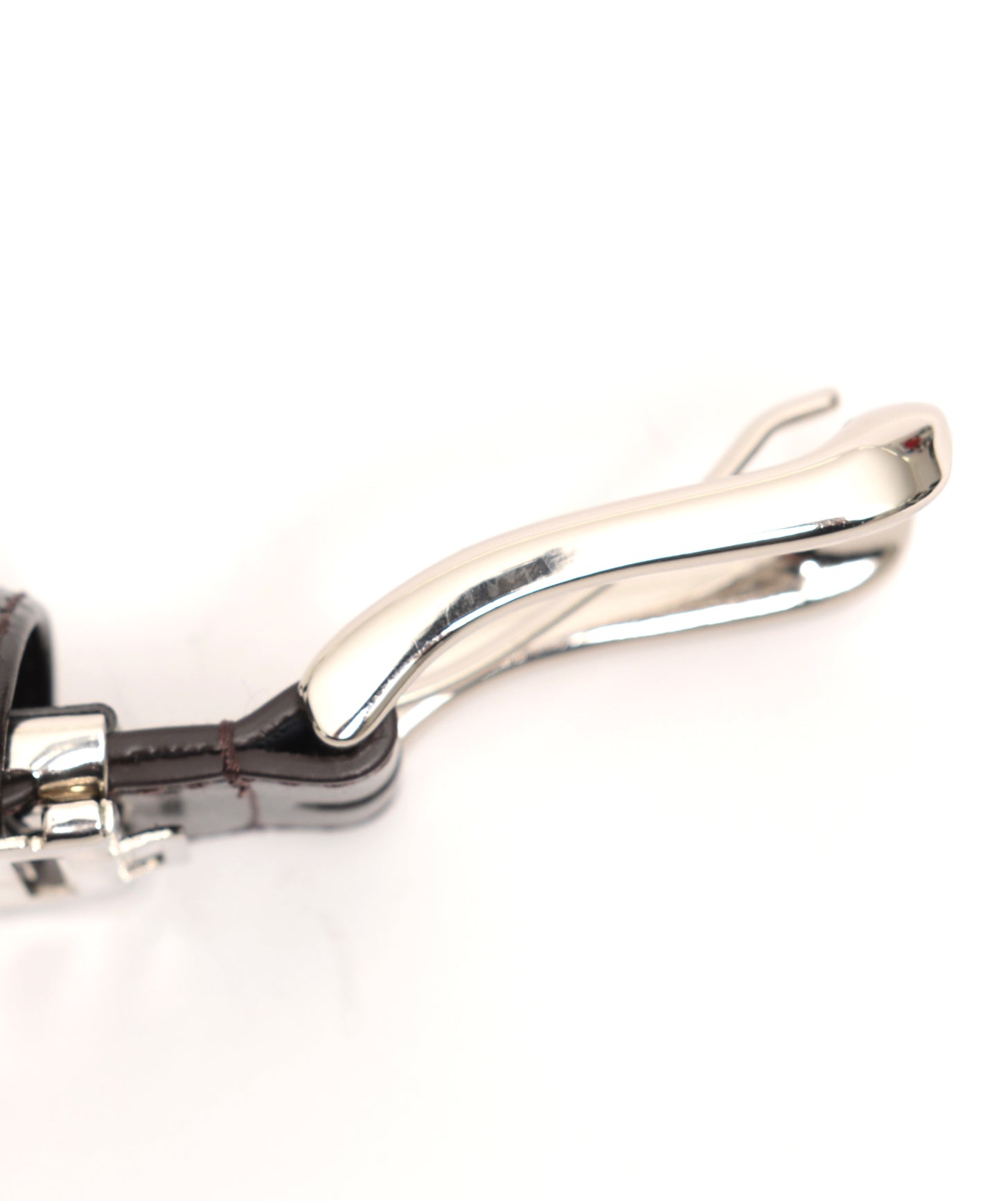 牛革スムース型押しベルト