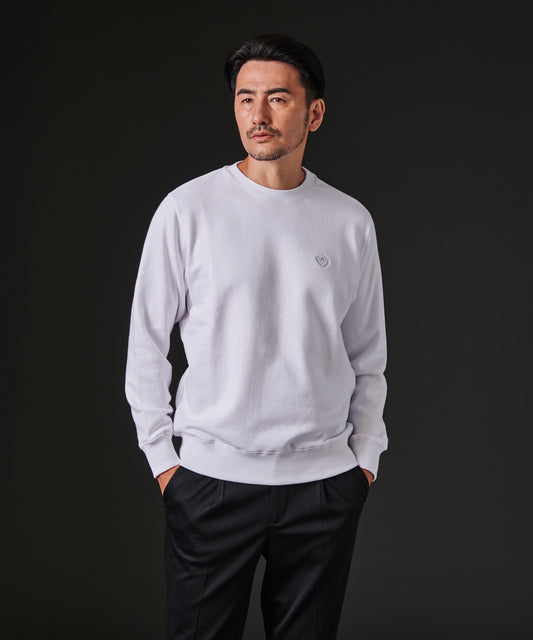 HIROKO KOSHINO  USAコットン裏毛トレーナー