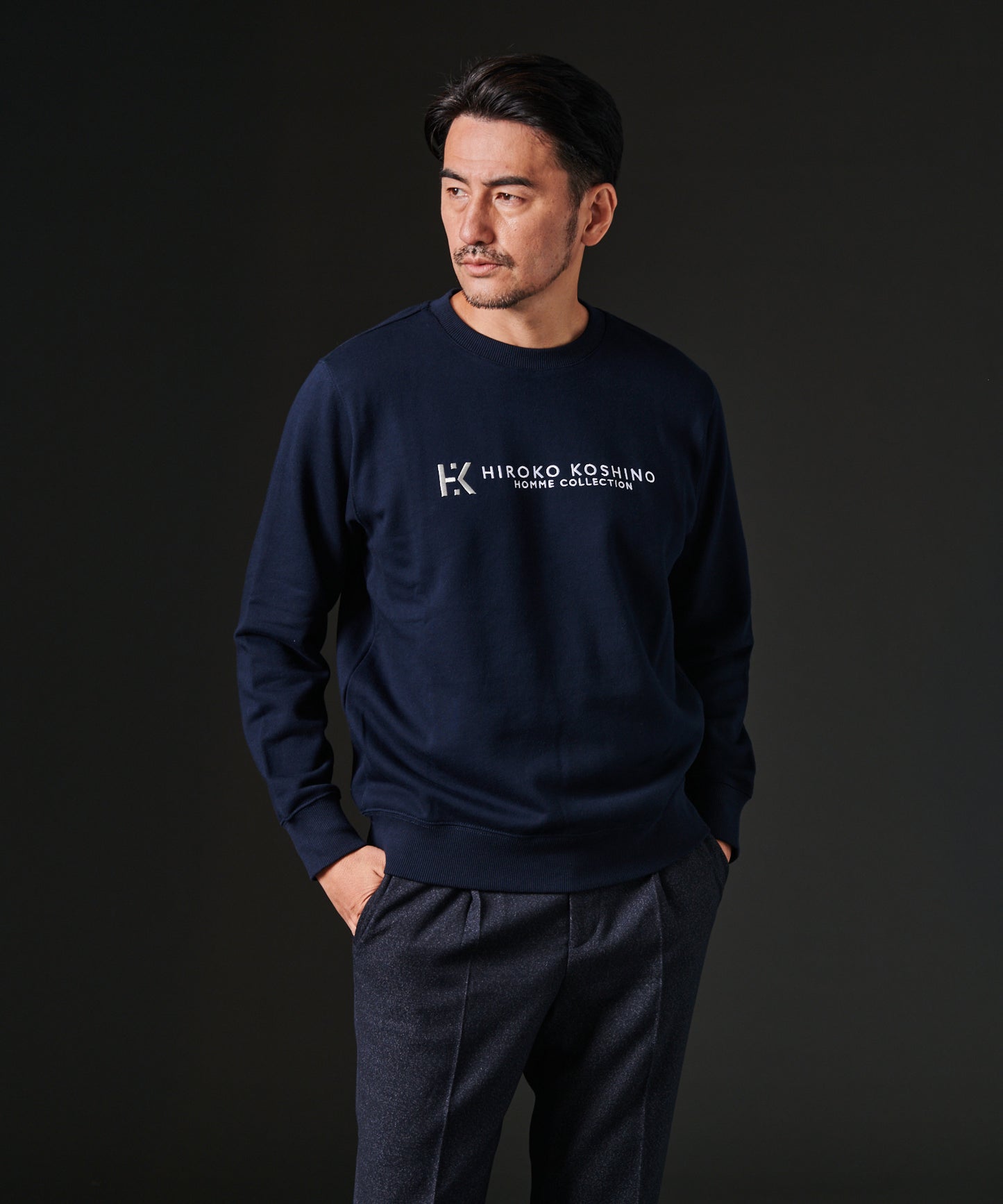 USAコットン刺繍裏毛トレーナー