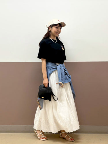 さり気なくミッキーがいるコーディネート