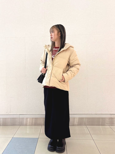 『あったか可愛い、ダウンを使った冬のおでかけSTYLE✨』