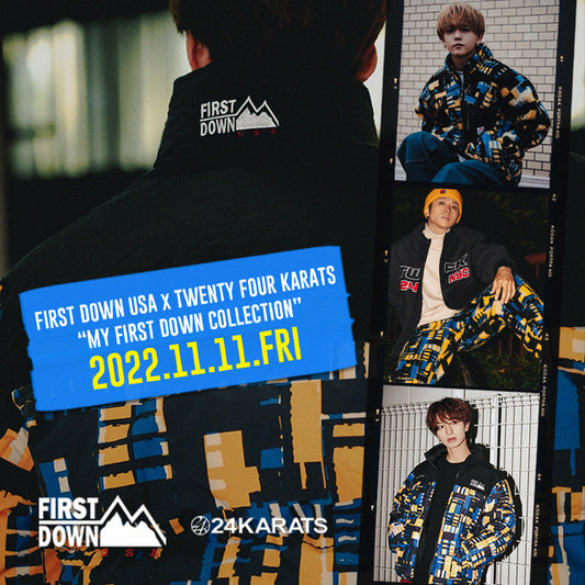 FIRST DOWN USA x 24KARATS collaborationについて