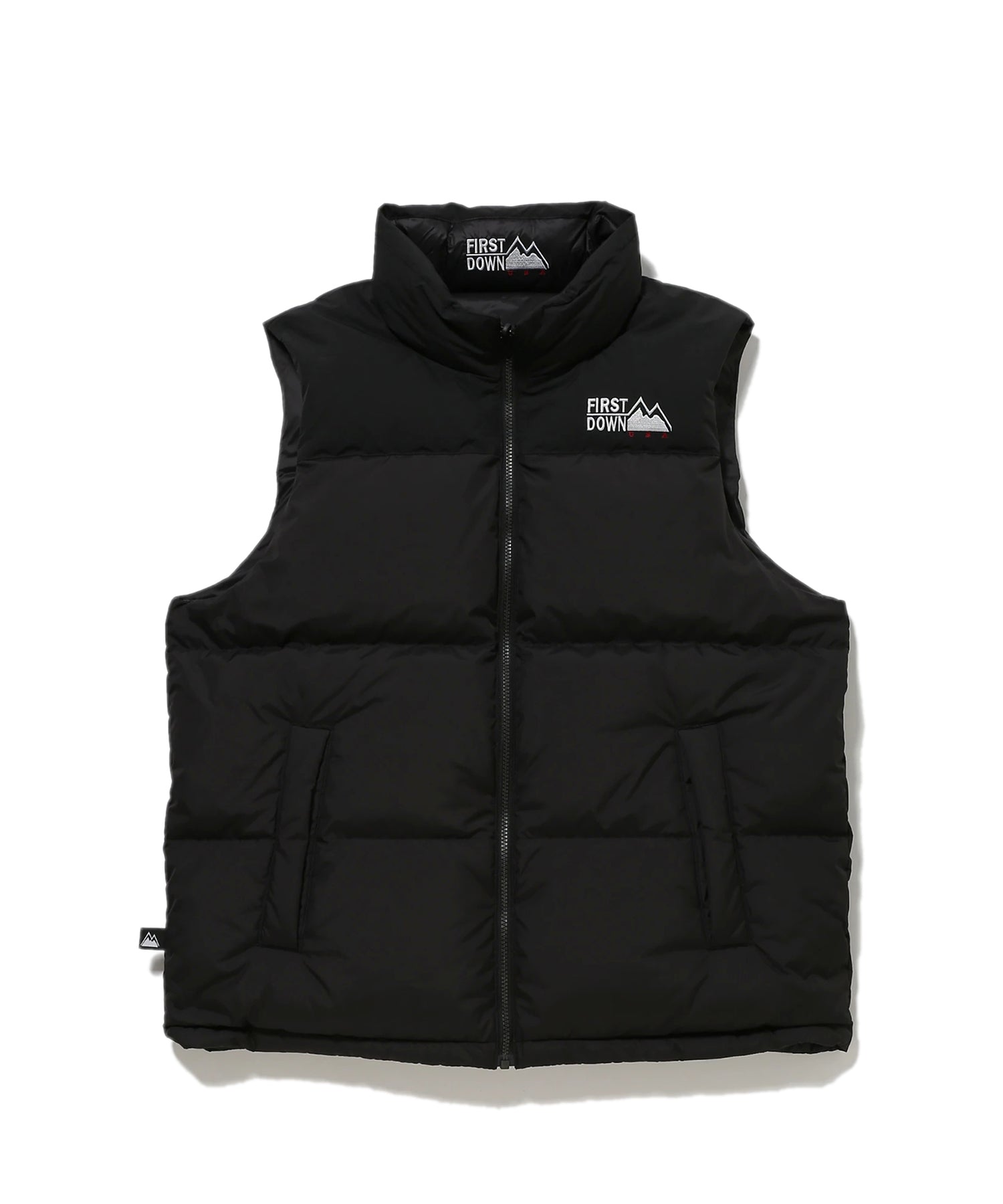 FIRST DOWN/ファーストダウン】BUBBLE DOWN VEST MICROFT/バブルダウン