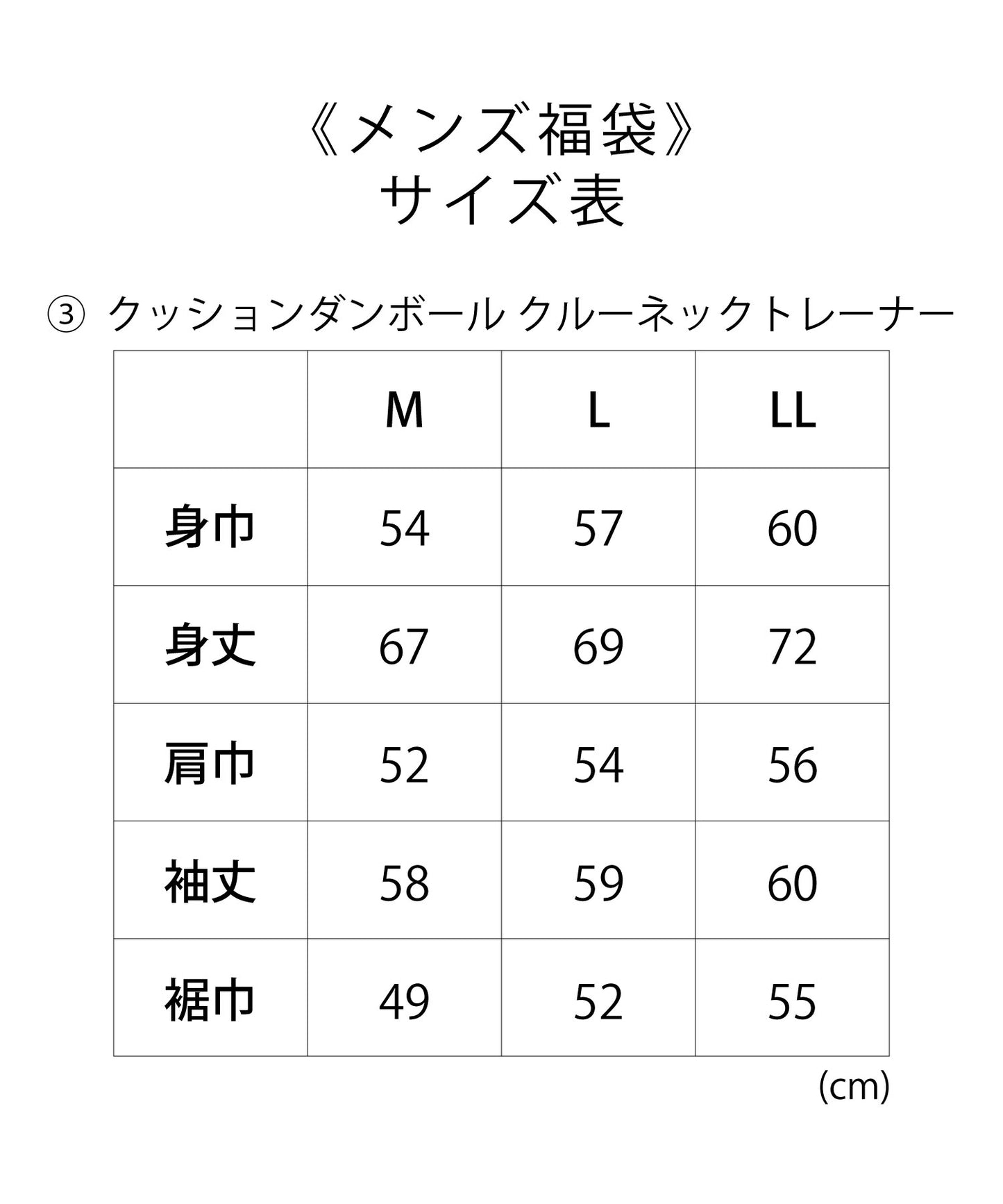 【予約】 2025福袋《メンズ》　Bセット