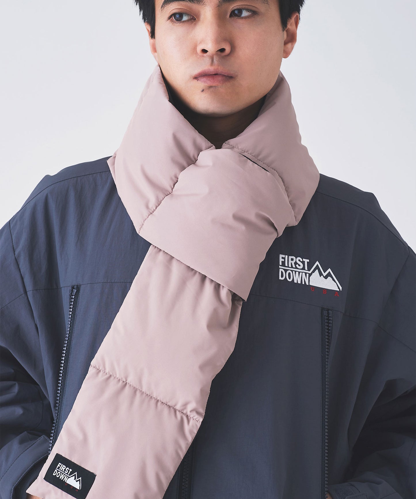 【予約アイテム】リバーシブル ダウンマフラー | REVERSIBLE DOWN MUFFLER