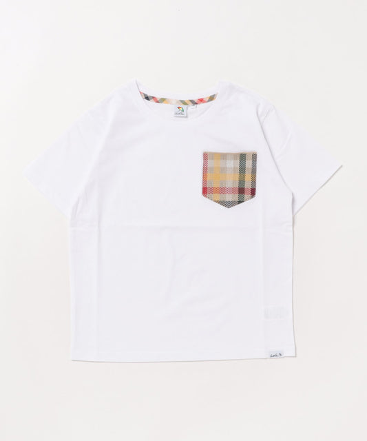 Arnold Palmer　パーマーチェックリブポケットTシャツ【キッズ】