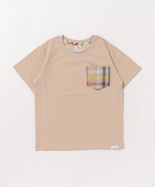 Arnold Palmer　 パーマーチェックリブポケットTシャツ【キッズ】