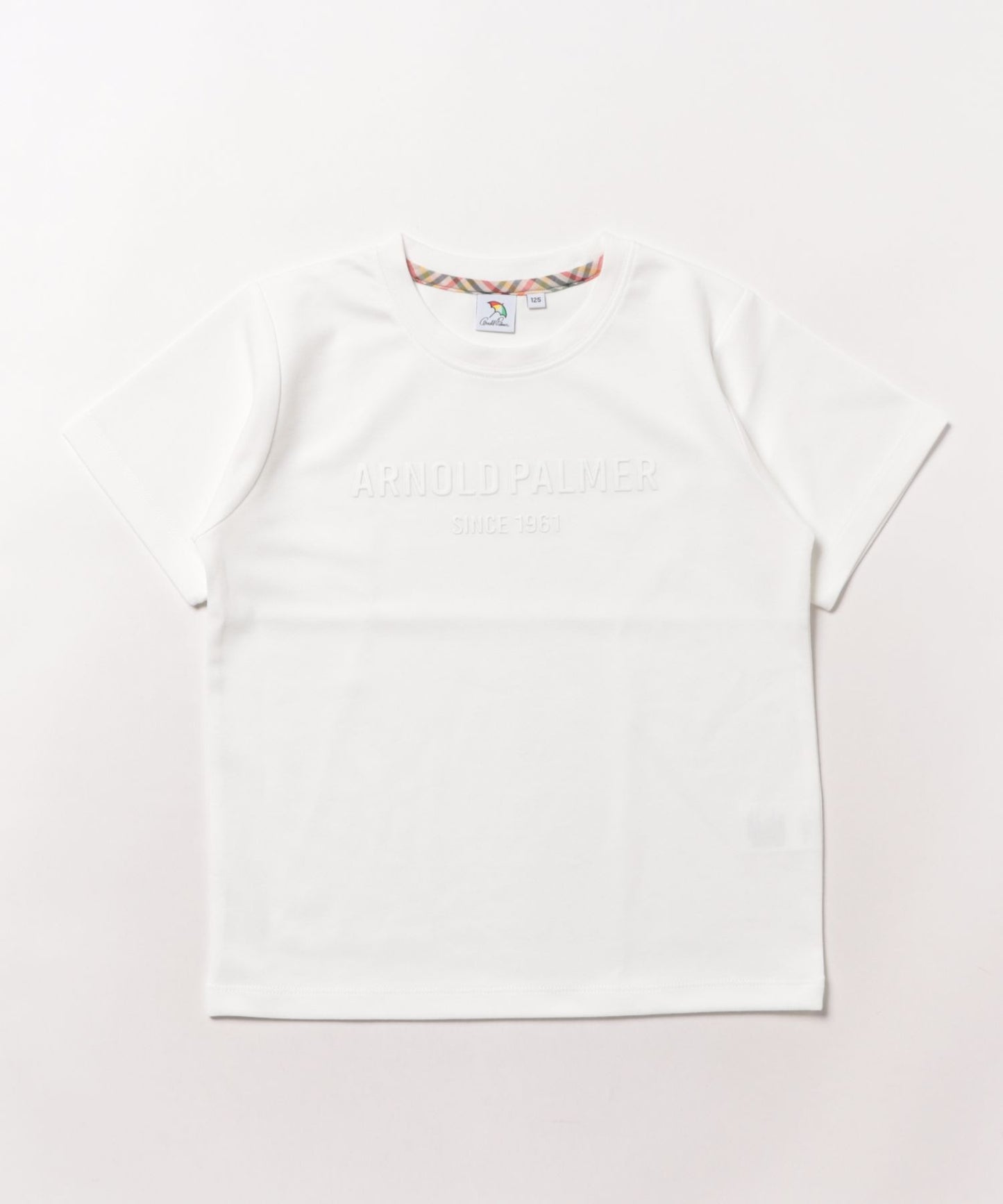 【汗染み防止】エンボスプリントTシャツ【キッズ】