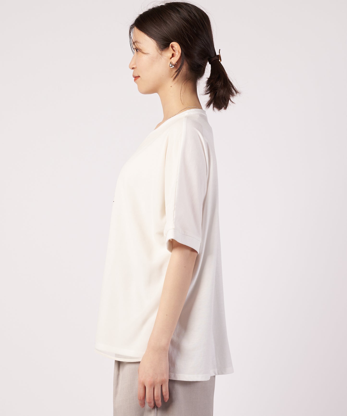レイヤード グラフィック Tシャツ