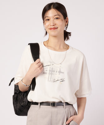 レイヤード グラフィック Tシャツ