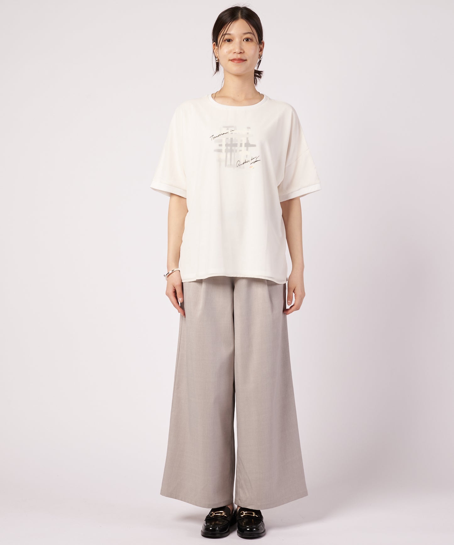 レイヤード グラフィック Tシャツ