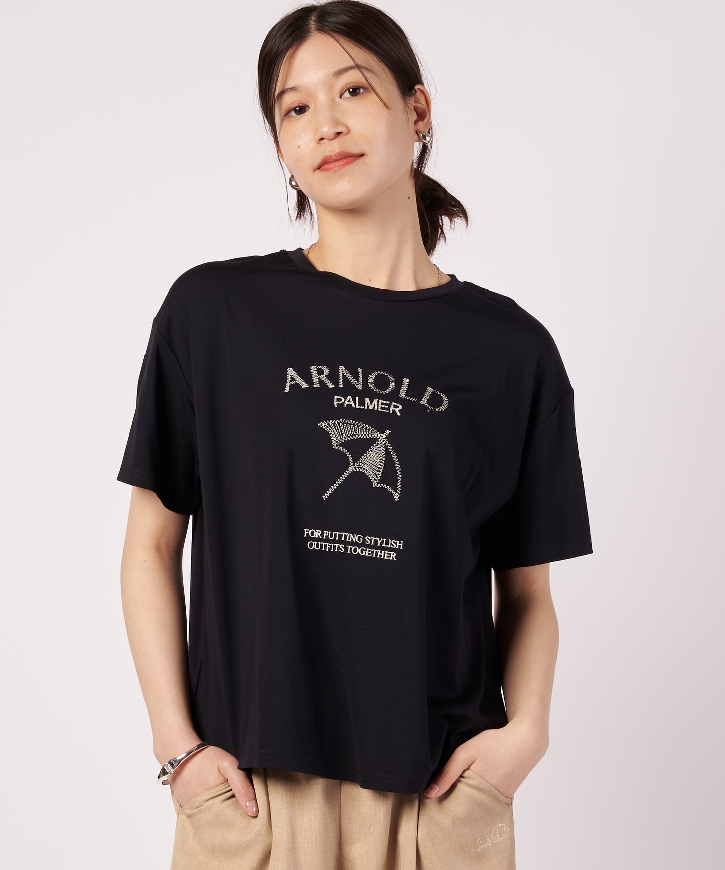 アーノルド パーマー ロゴ エンブロ Tシャツ
