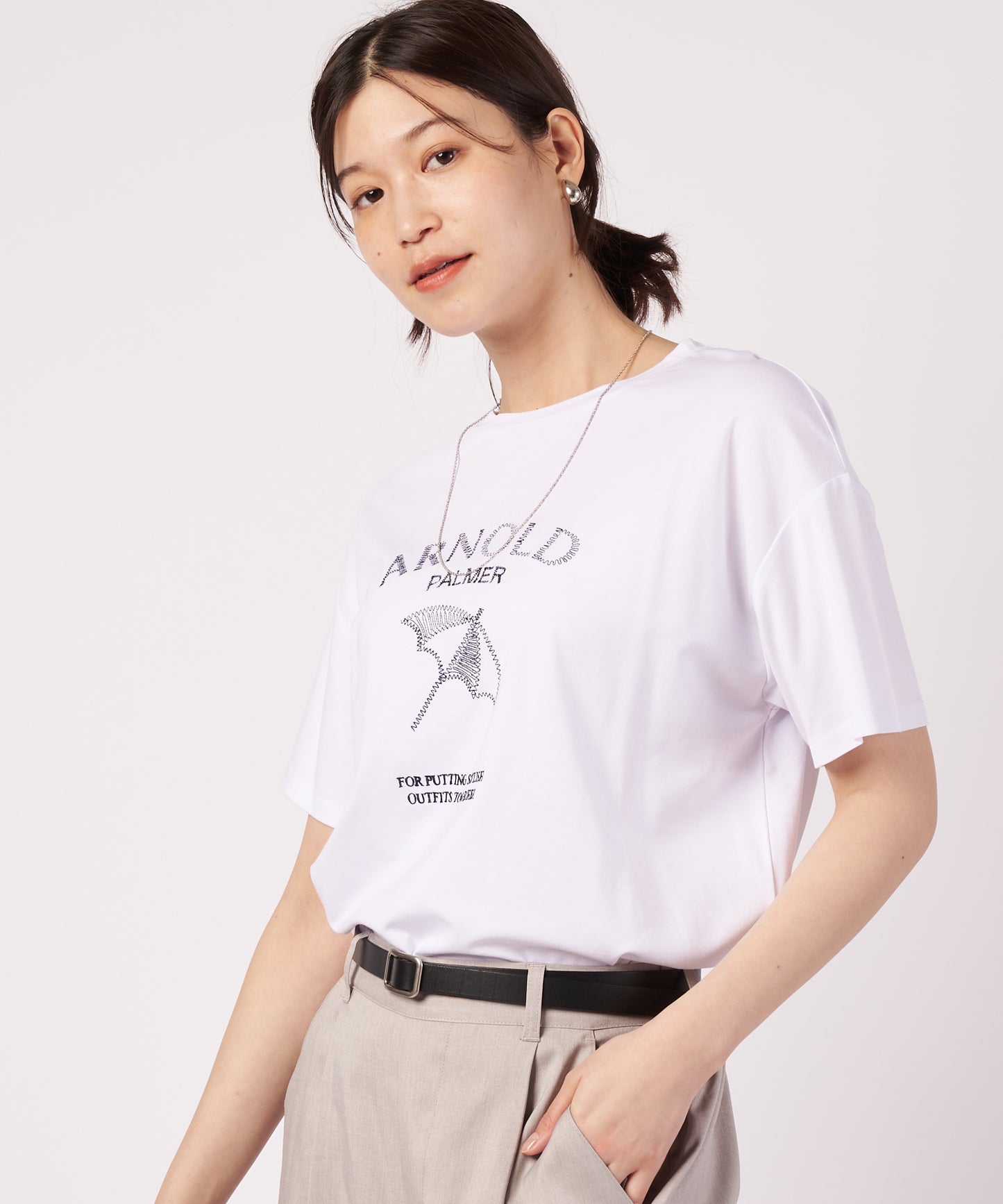アーノルド パーマー ロゴ エンブロ Tシャツ
