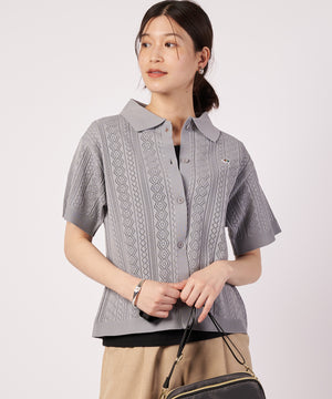 アーノルド パーマー(Arnold Palmer)レースライク ニットシャツ