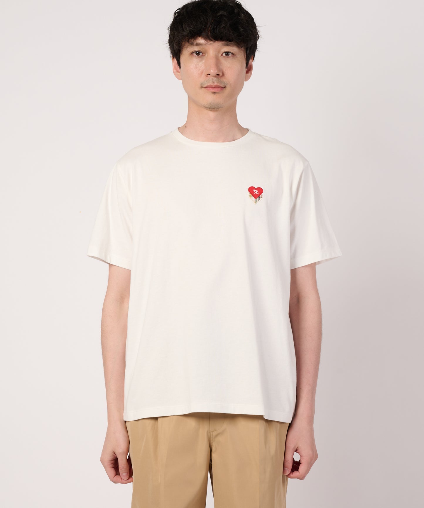 ハートモチーフ シェア Tシャツ