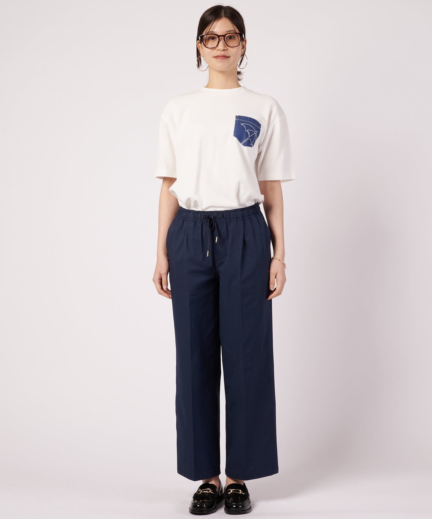 シェア サーフニット 異素材ポケットTシャツ