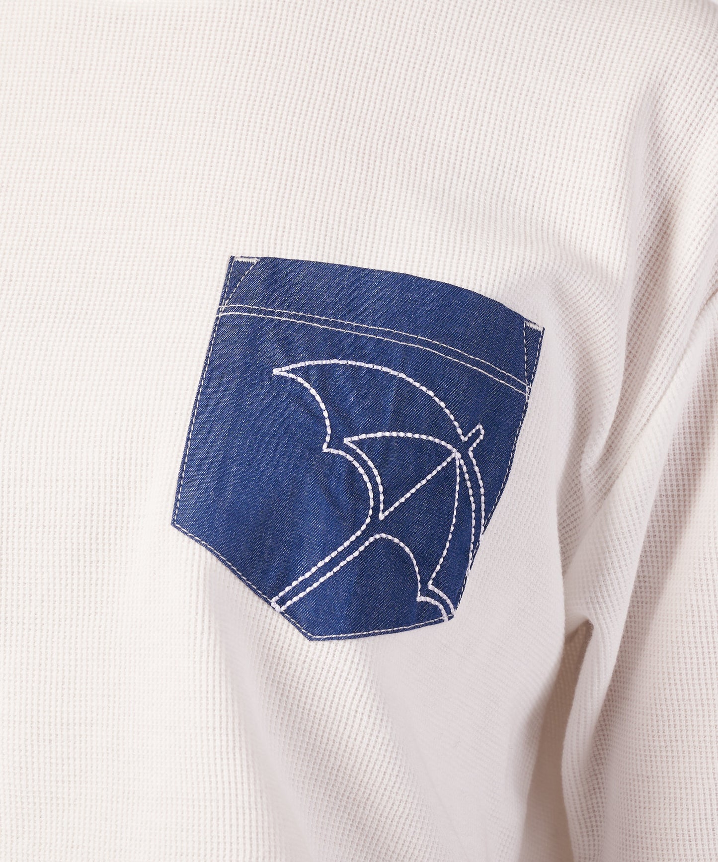 シェア サーフニット 異素材ポケットTシャツ