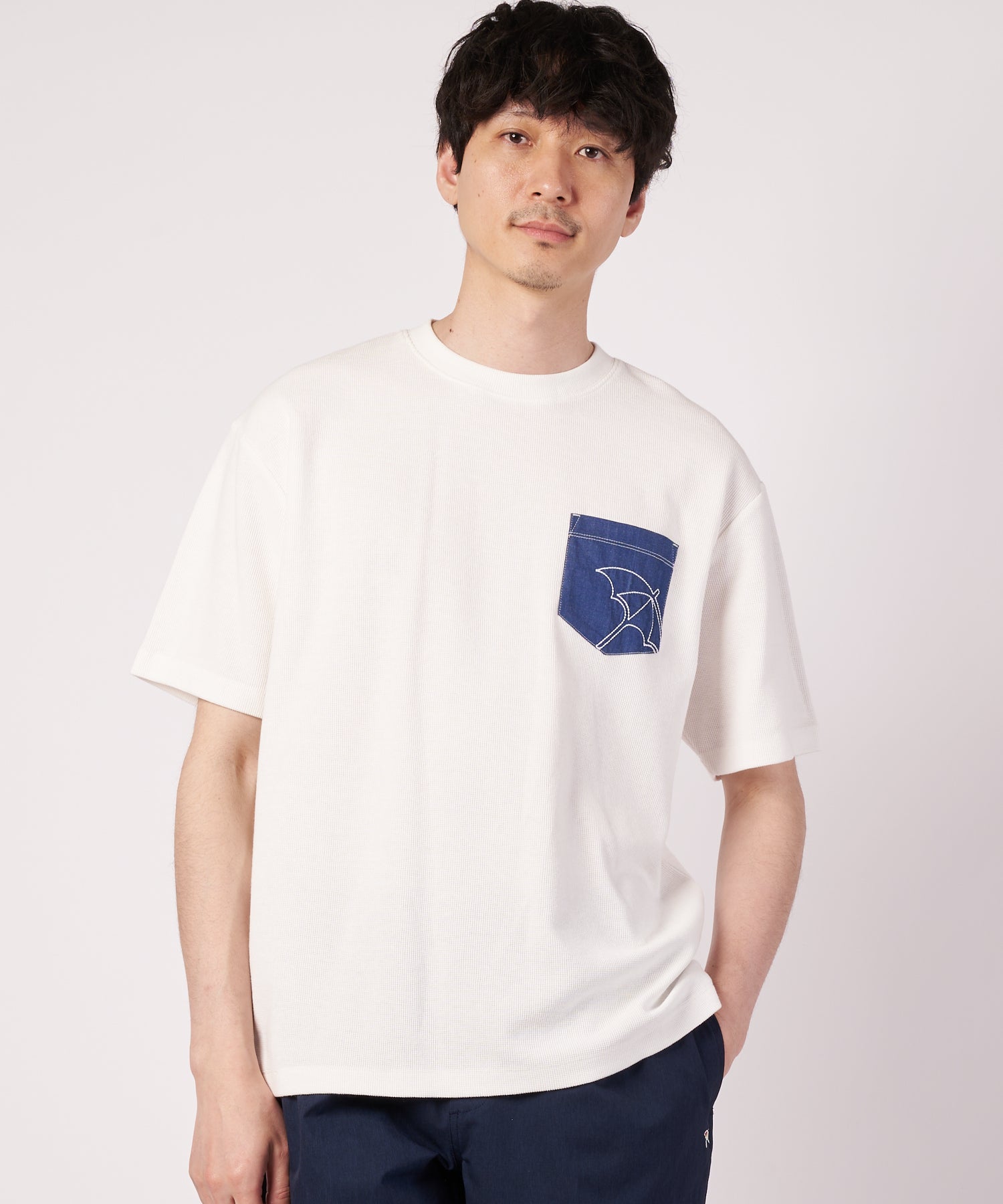 シェア サーフニット 異素材ポケットTシャツ（Tシャツ/カットソー/ユニ