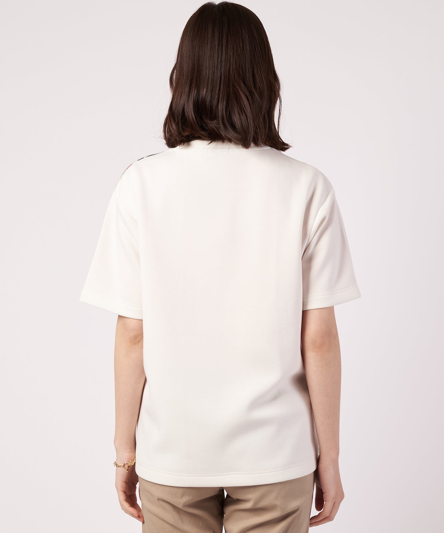 【ポイント5倍】シェア パーマーチェック ドッキング Tシャツ