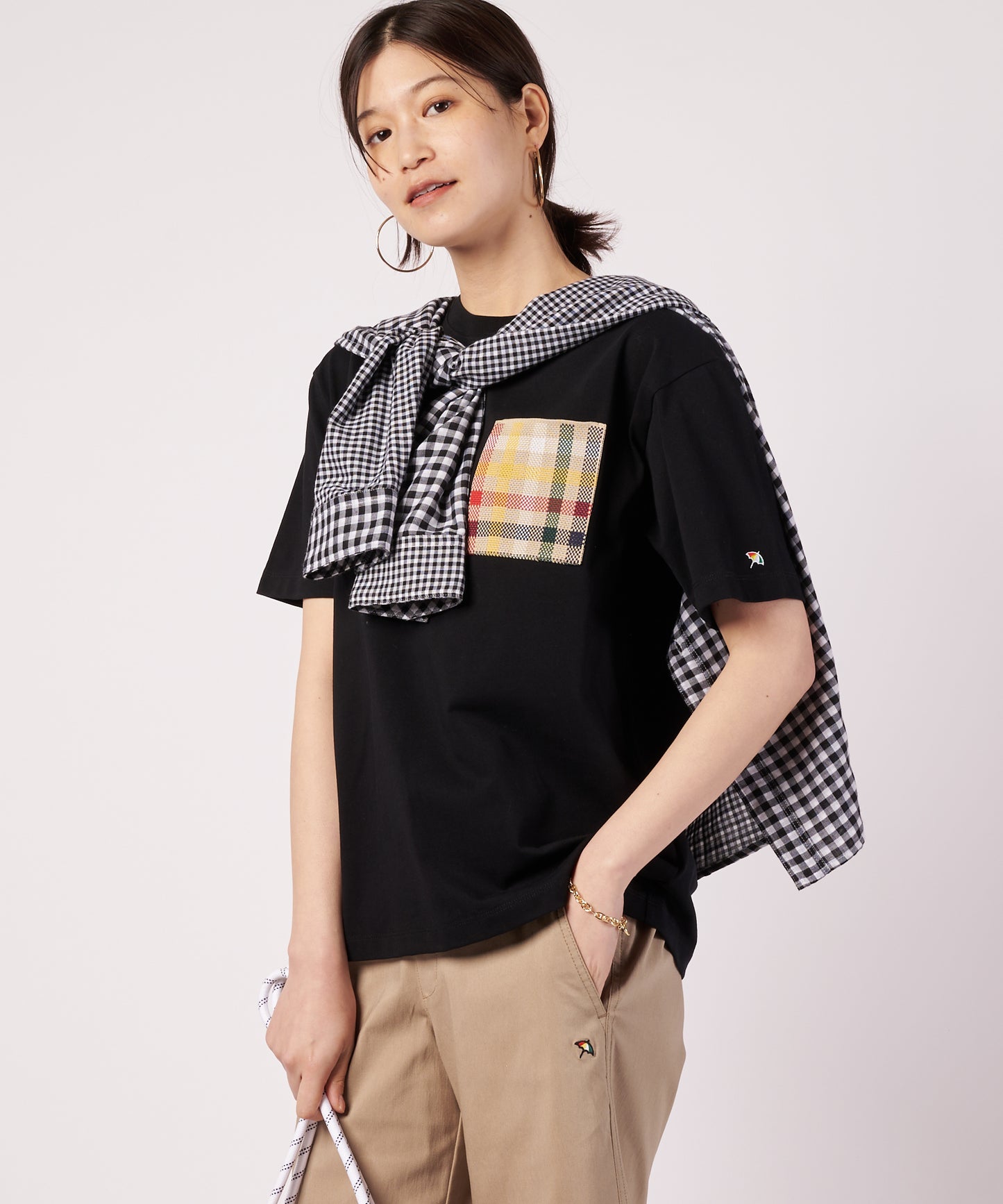 シェア ポケットモチーフ Tシャツ