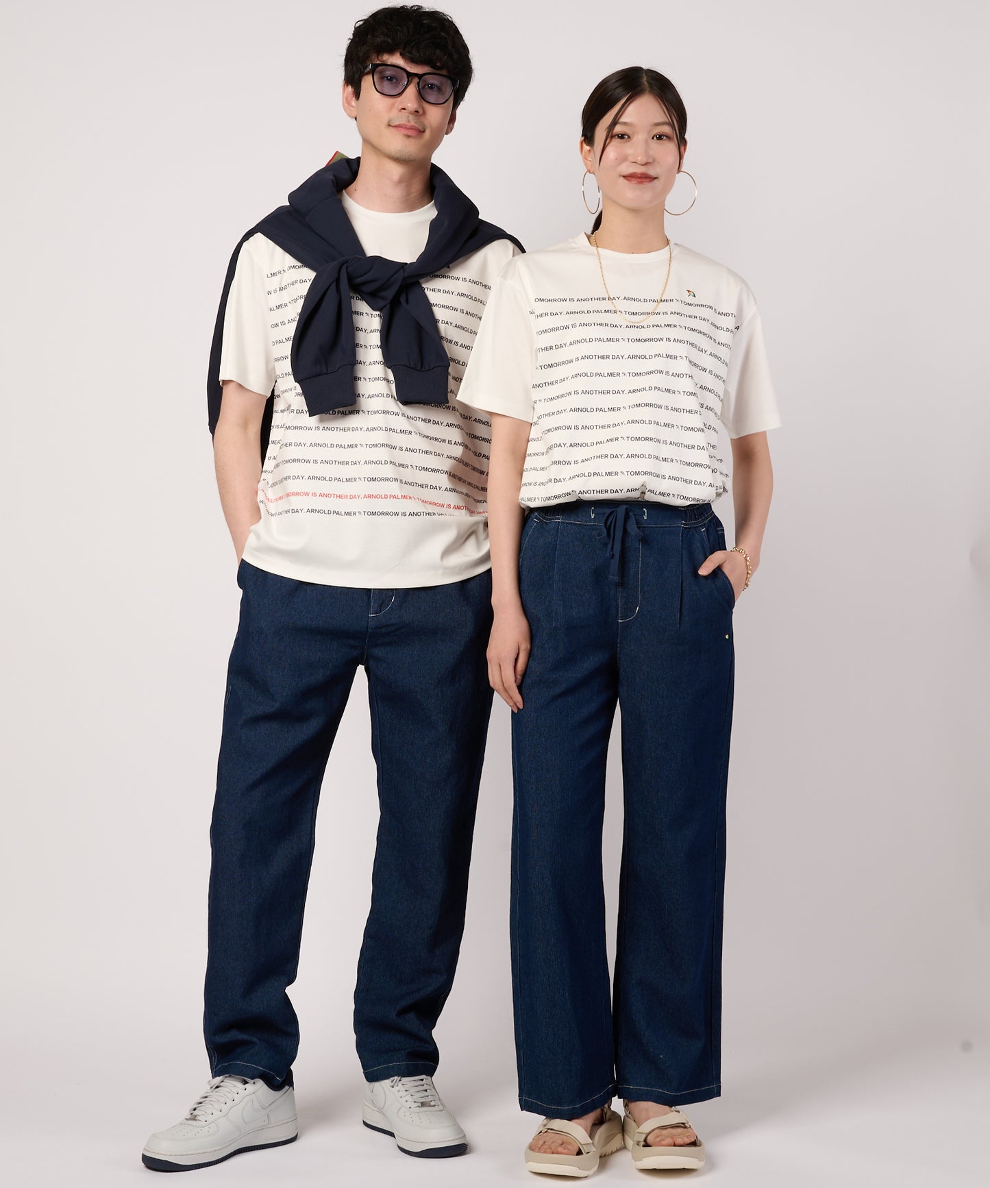 シェア　APパネルロゴボーダーTシャツ
