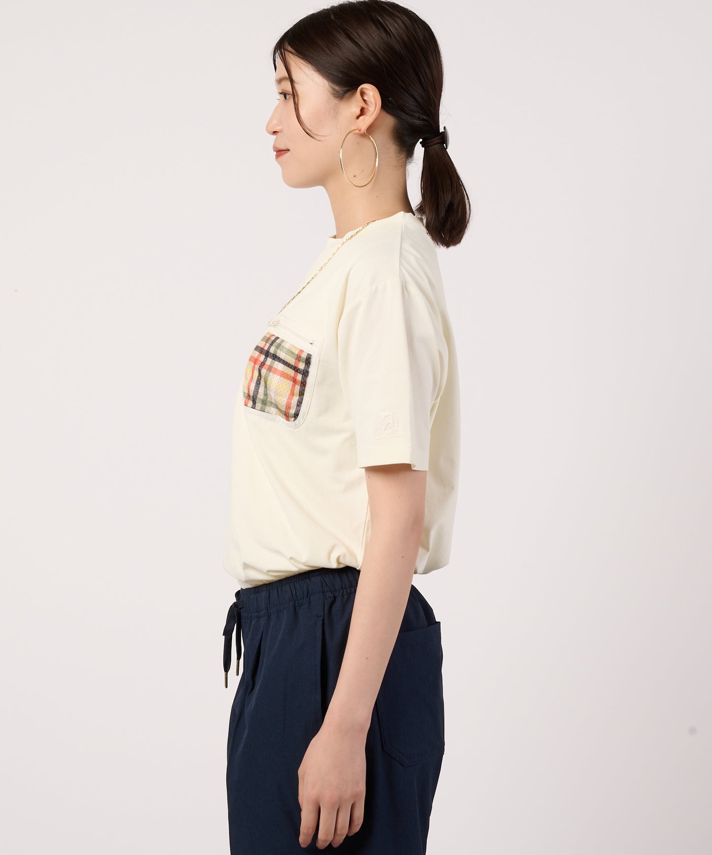 タウン&レジャー　シェア　ポケットメッシュTシャツ
