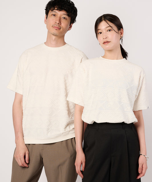 Arnold Palmer　 シェア　アンブレラパイルジャガードTシャツ