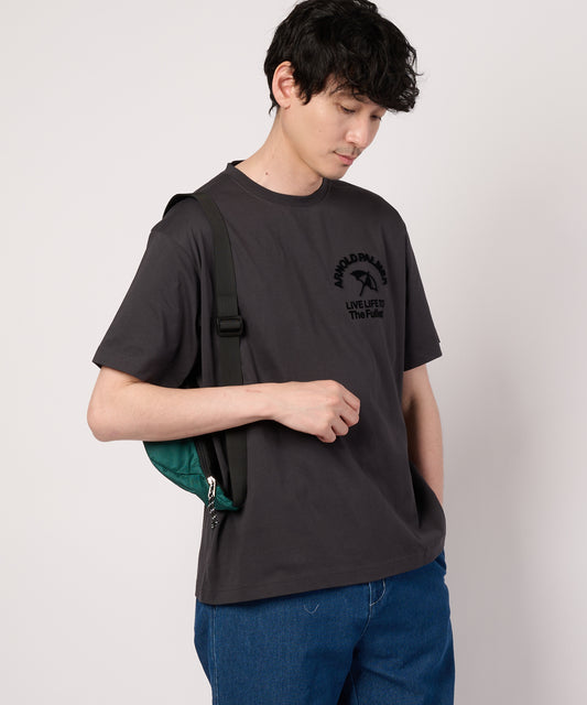 Arnold Palmer　【汗ジミ防止】シェア　サガラ刺繍ロゴTシャツ