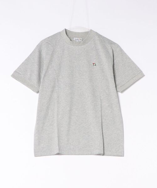 【汗ジミ防止】シェア　エンボスロゴTシャツ