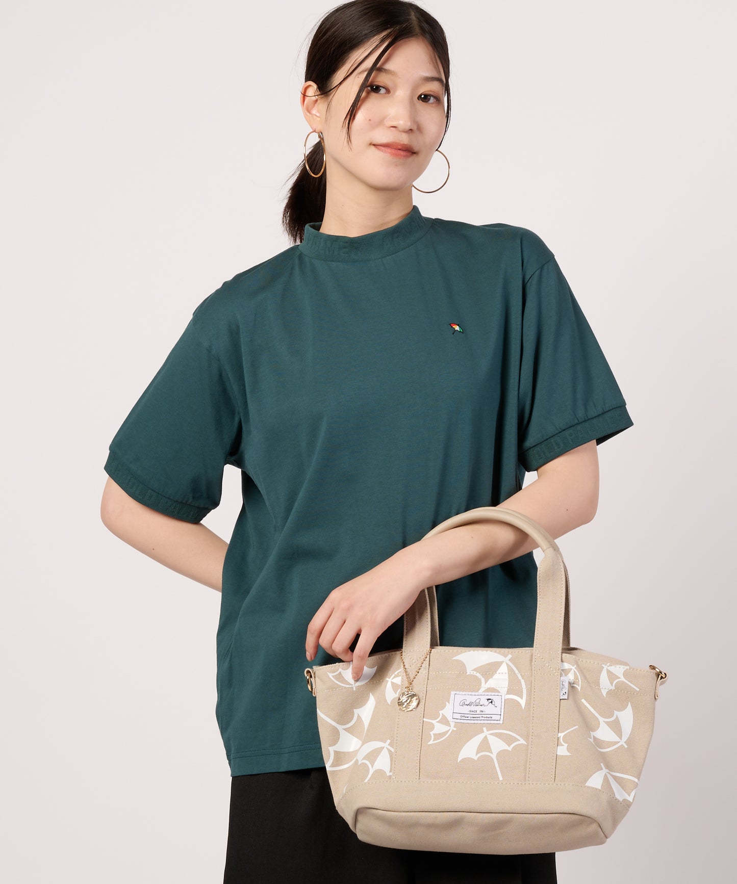 【汗ジミ防止】シェア　エンボスロゴTシャツ