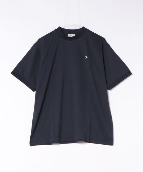 【汗ジミ防止】シェア　エンボスロゴTシャツ