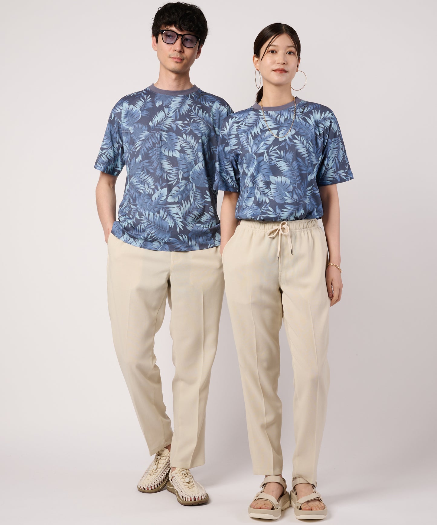 シェア　リゾート柄　Tシャツ