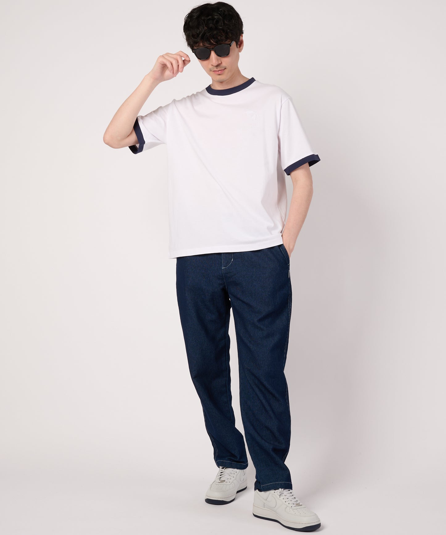 シェア　アソートグラフィック　リンガーTシャツ