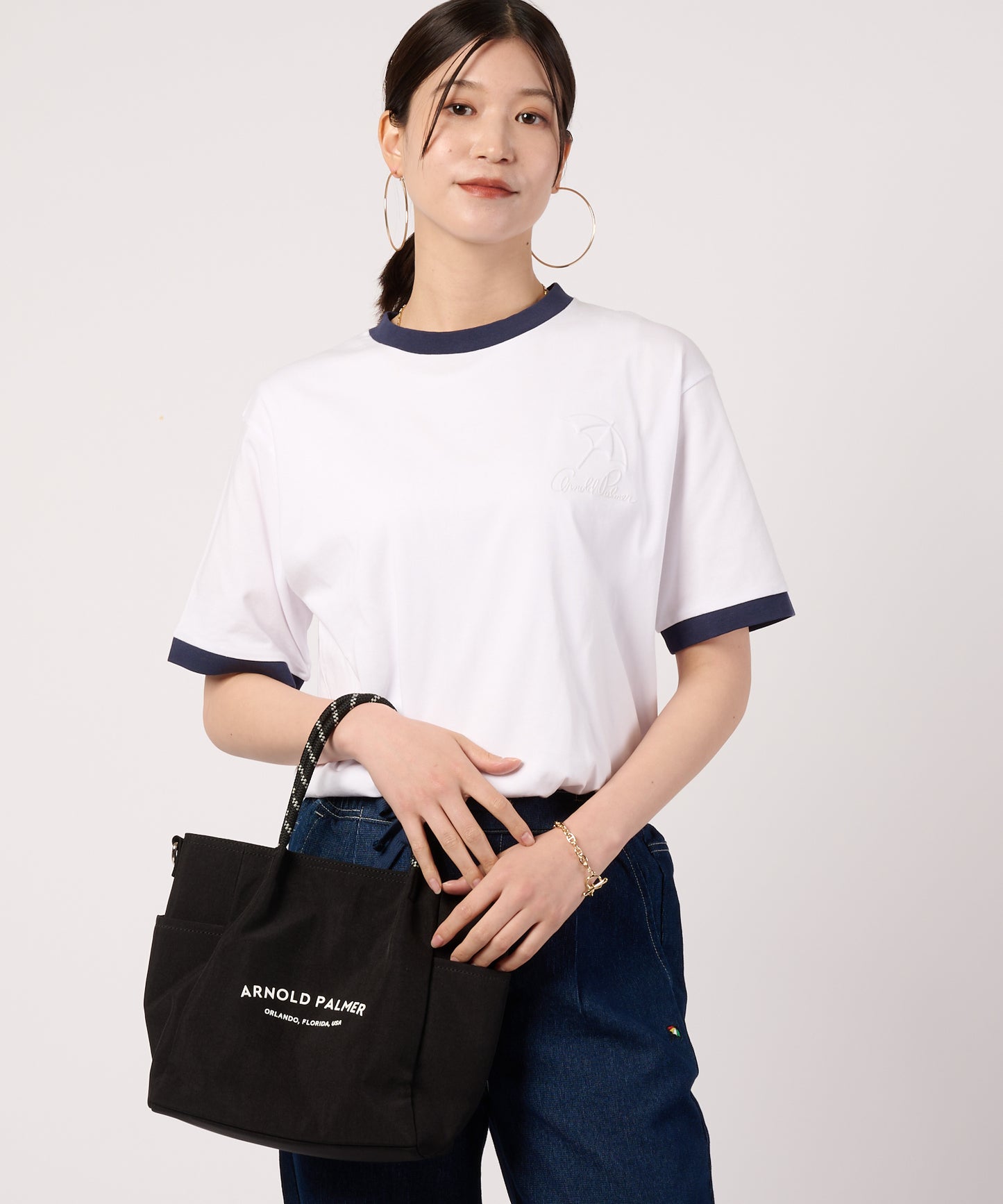 シェア　アソートグラフィック　リンガーTシャツ
