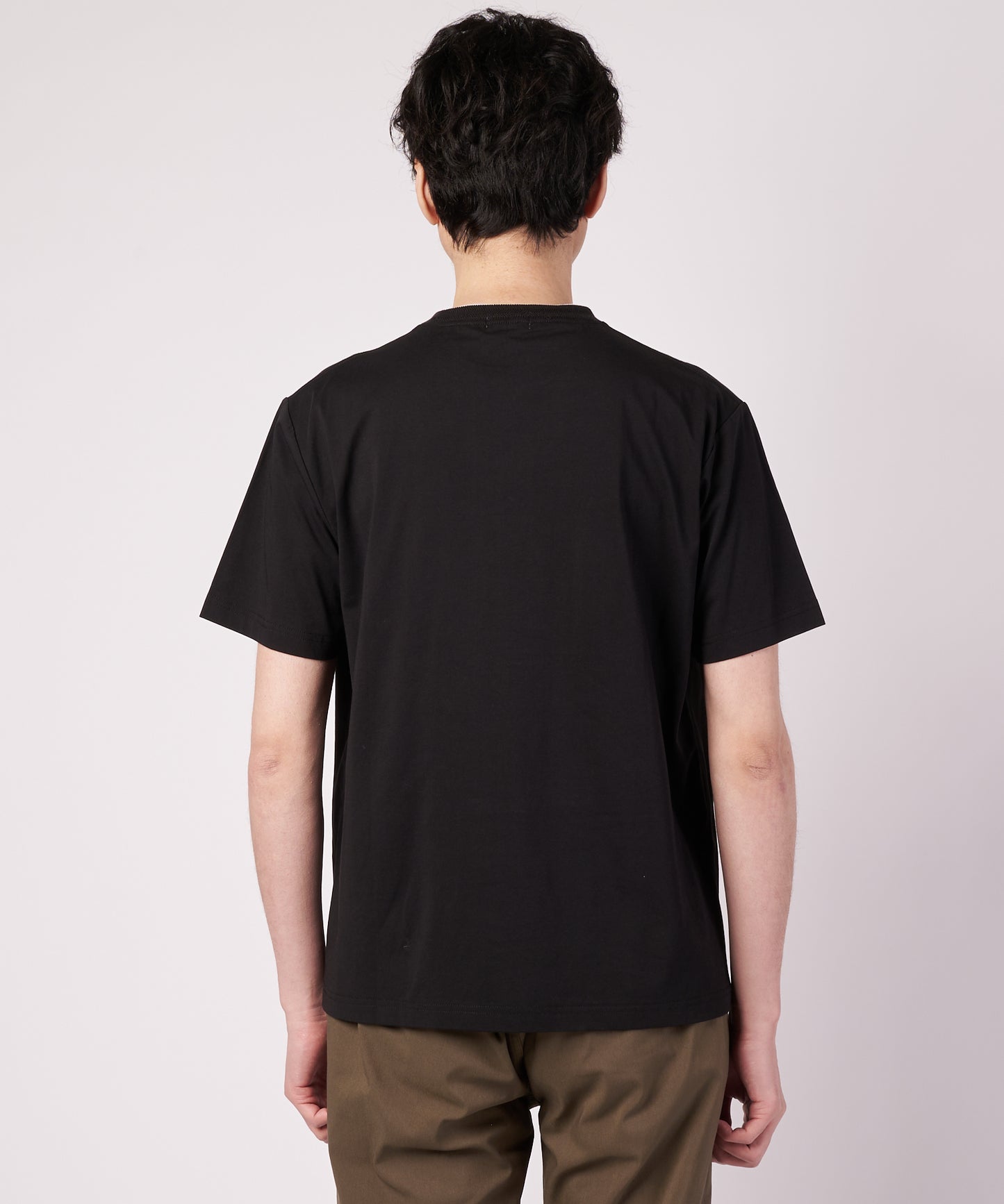 プレーティング 天竺 ジャガードリブ Tシャツ
