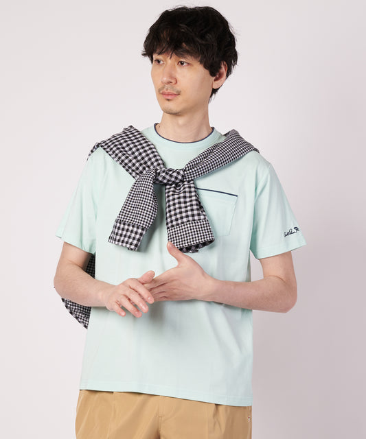 Arnold Palmer　 プレーティング 天竺 ジャガードリブ Tシャツ