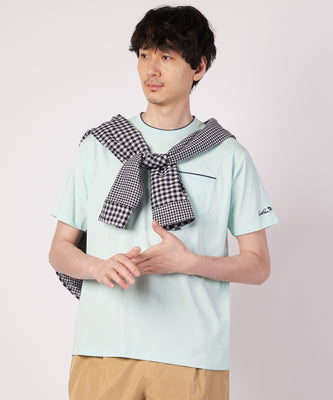 プレーティング 天竺 ジャガードリブ Tシャツ