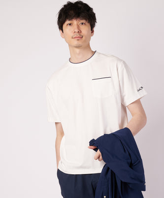 プレーティング 天竺 ジャガードリブ Tシャツ