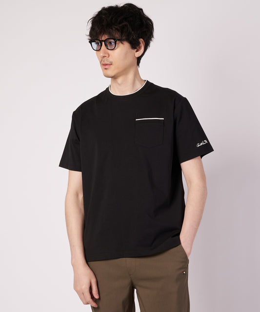 Arnold Palmer　プレーティング 天竺 ジャガードリブ Tシャツ